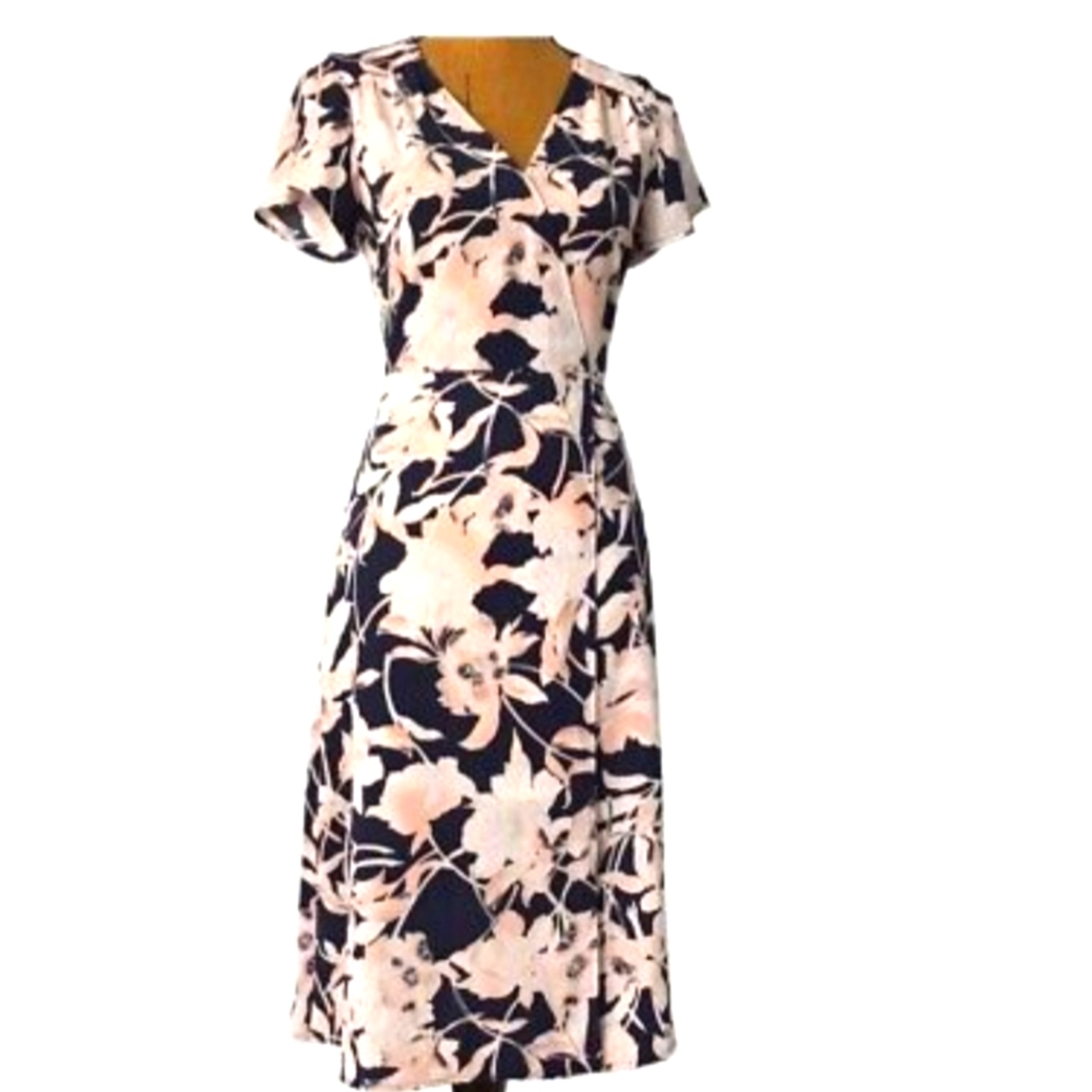 Midi wrap dress